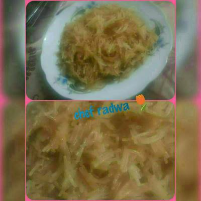  مكرونة الشعرية بالسكر بطريقتي ❤❤ 