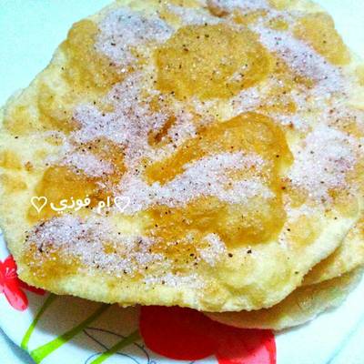  زنغل♡خبز مقلي محلى 