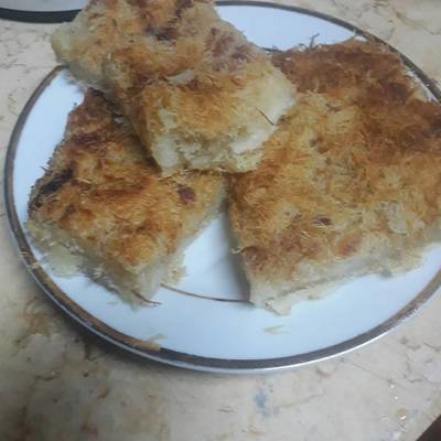 كنافه بالقشطه 