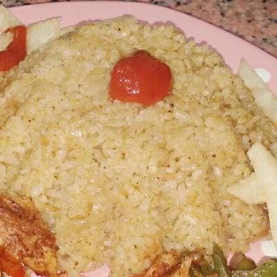  ارز الريزو او (كنتاكى) بدون قطع دجاج 