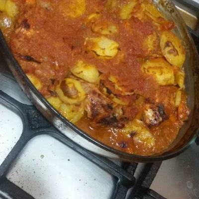  الأرانب المطبوخة بالبطاطس 