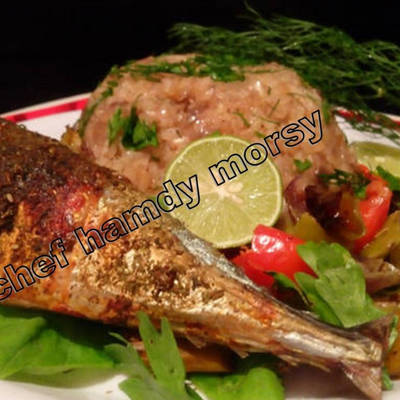  طاجن سمك مع ارز صيادية                                      ,شيف حمدي مرسي, 