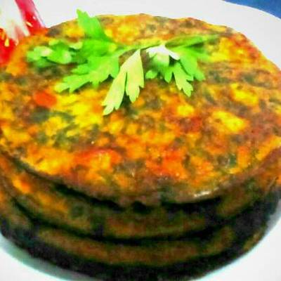  اقراص العجة بالبقدونس