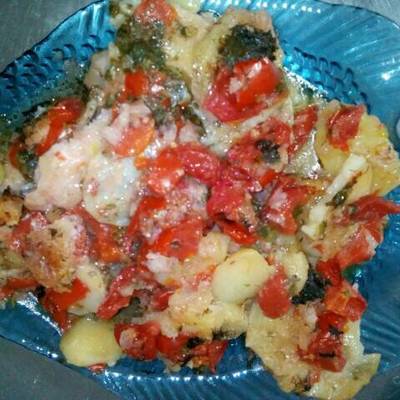  صينية سمك بالبطاطس 