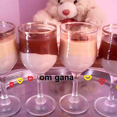  مهلبية الشيكولاتة والكراميل 