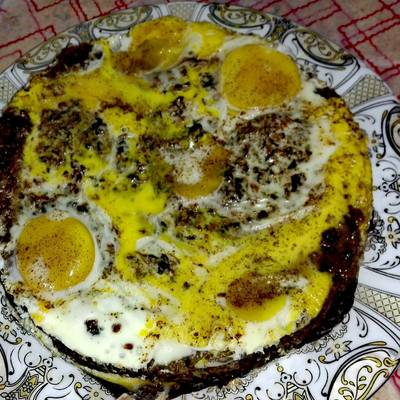  طاجن الكفته بالسبانخ والبيض 