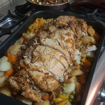  صدور الديك الرومي المحشيه 