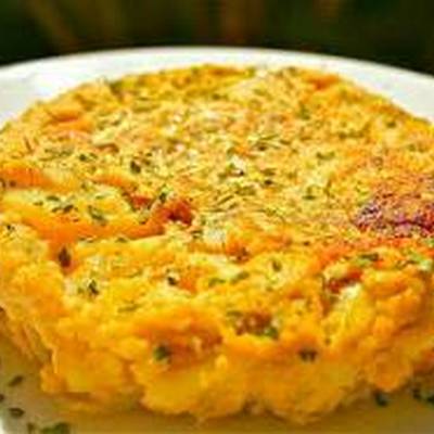  بيض بالبطاطس المهروسة 