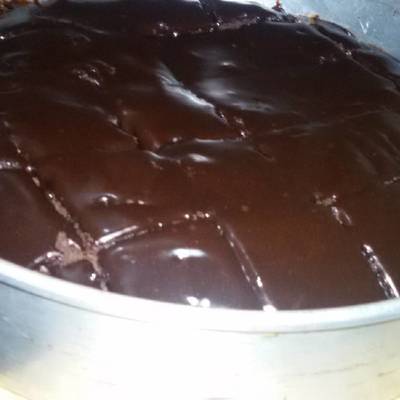  كيكه الشكولاته بالصوص السريعه 