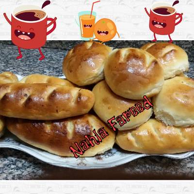  خبز الحمام باللبن والزبدة 