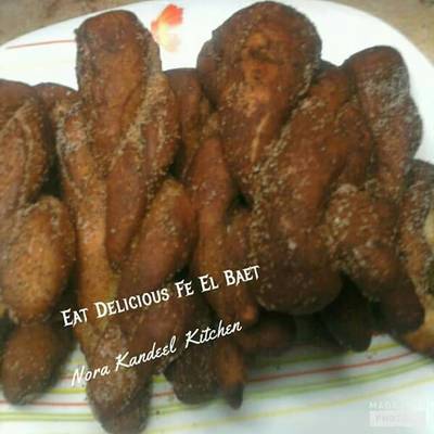  الدونتس الملفوفة (twisted dounts) 