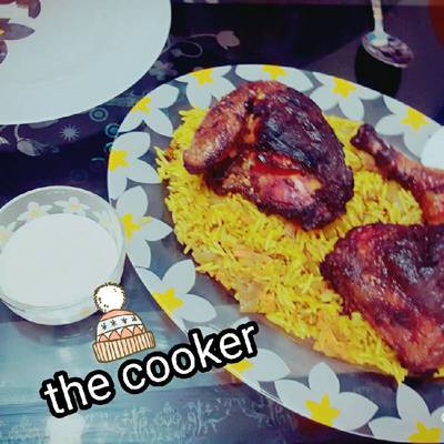  كبسة بالدجاج المشوي 