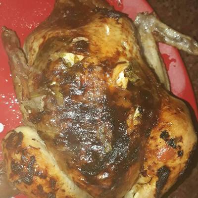  فرخة مشويه في الفرن 