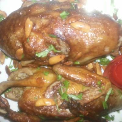  الحمام المحشي بطريقتي ولا اطيب