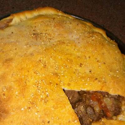  عيش تركي باللحم 