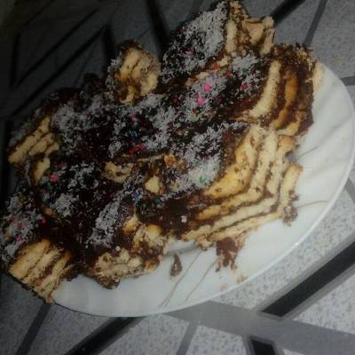  كيكة البسكويت