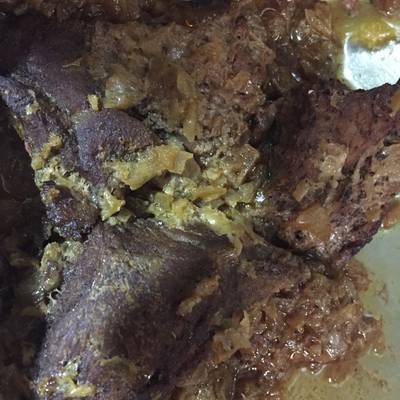  اللحمه المشويه بالبصل 