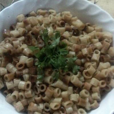  مكرونة بالطشة 