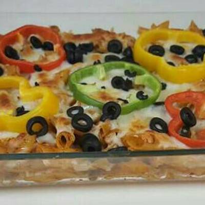  مکرونه بنکهه البیتزا 