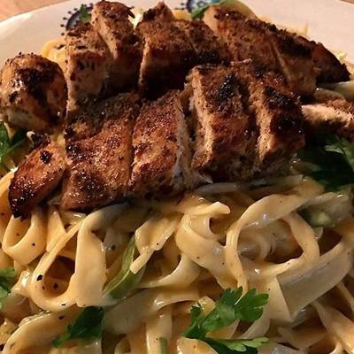  مكرونة الفريدو بالدجاج #اكلات_للعشاء 