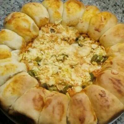  بيتزا بعجينة ١٠ دقائق 