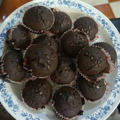  كب كيك بالشوكولا 