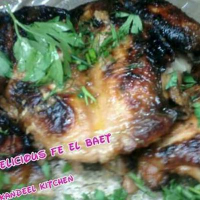  فراخ مشوية بعصير البرتقال 