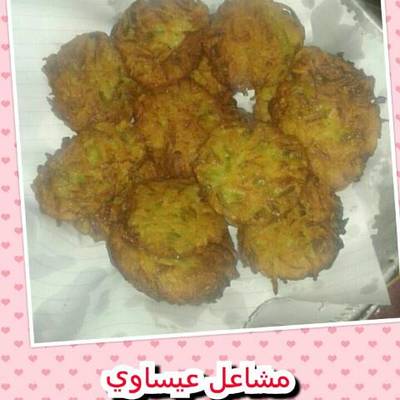  الطشة (خضروات مقلية مع البيض) 