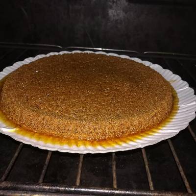  بسبوسه علي طريقه مشمشه 