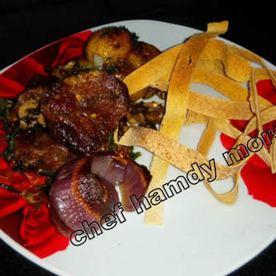  بطاطس جاكت بالمشرم واللحم المحمر من شيف حمدي مرسي 