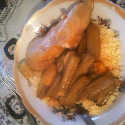  كسكس بالخرشف 