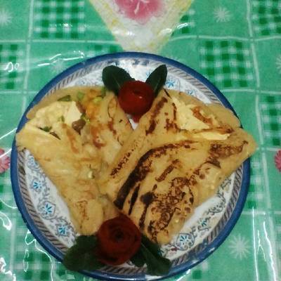  كريب بالجبنه الرومى 