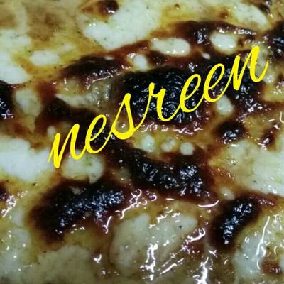  صينيه باذنجان بالبشاميل 