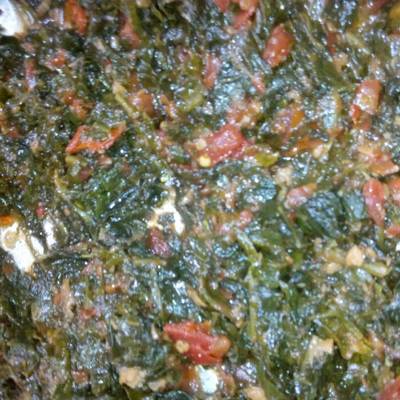  ورق اللفت المطبوخ (الكَبَر) 