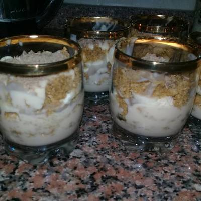  ترايفل موز وفانيليا 