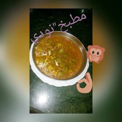  الباميه بصلصه 