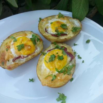  بطاطس قوارب 