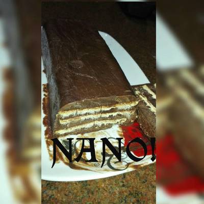  تورته البسكويت السريعه نانو! 