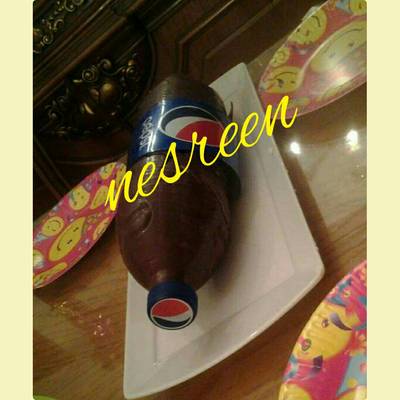  تورته زجاجه البيبسي 