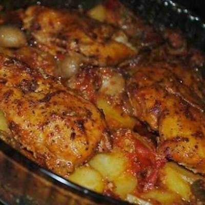  صينية فراخ مشويه ب البطاطس 