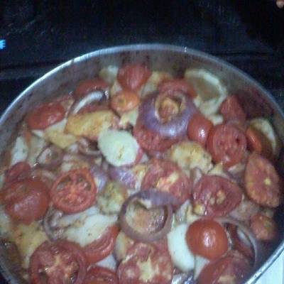  صينية بطاطا بالقرفة 