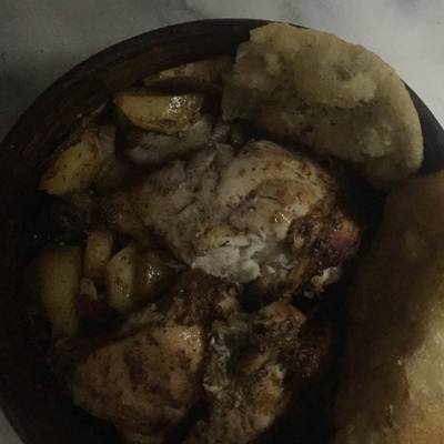  اوراك فراخ بالخضار 