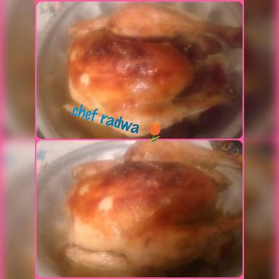  الفراخ المحشية المحمرة بطريقتي 