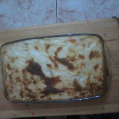  مكرونة بالباشميل 