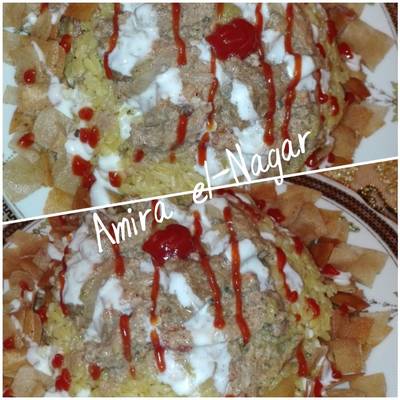  فتة الشاورما السوري 