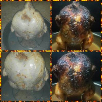  فرخة مشوية في الفرن 