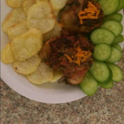  دجاج بالزبادي 