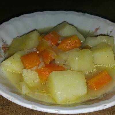  بطاطس بيضه بالجزر 