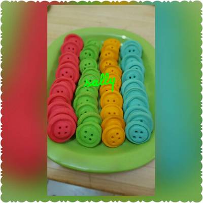  بسكويت الازرار ♡♡buttons biscuits ♡♡ 