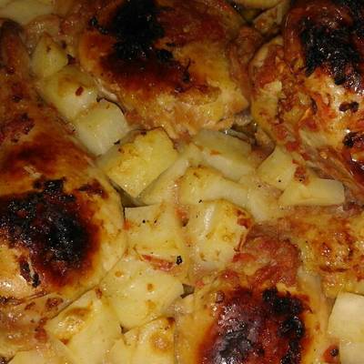  صينية فراخ بالبطاطس 